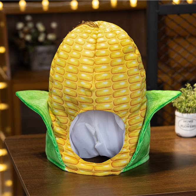 Yanmcxly Funny Dress Up Hat Cute Corn Headgear Cosplay Party Costume Headgear