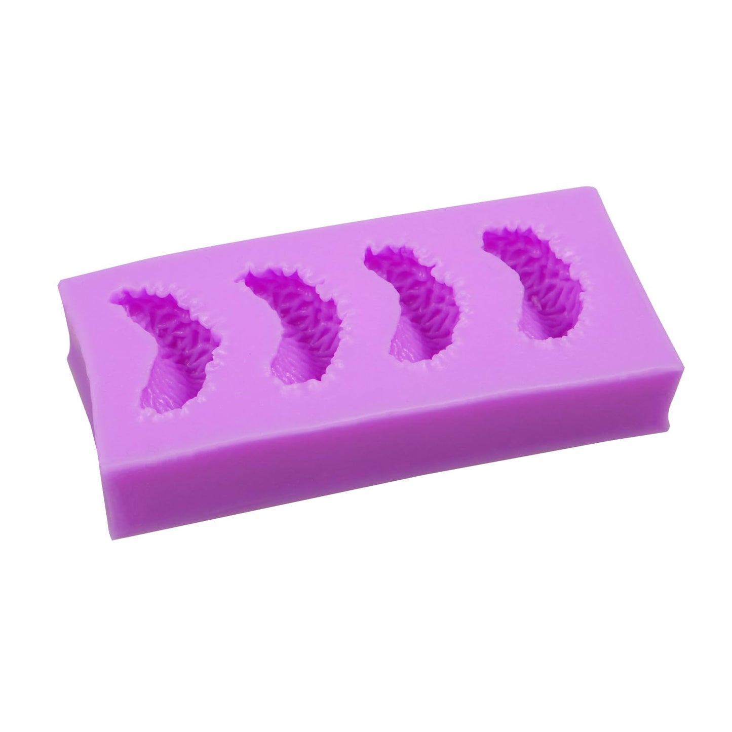 8-Cavity Tangerine Slice Silicone Candy Molds Fruit Mandarin Orange Segments Chocolate Baking Molds Gum Paste Icing Molds for Cake Decoration Cupcake Topper Sugar Craft Soap Candle Set of 2