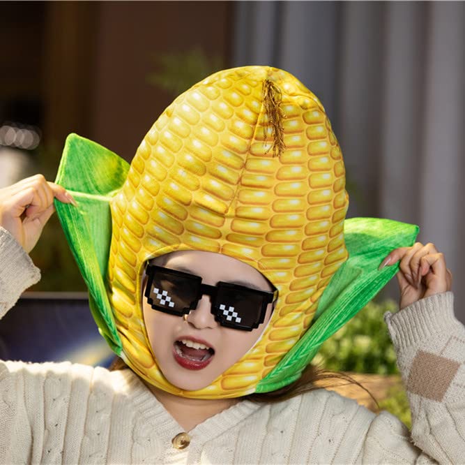 Yanmcxly Funny Dress Up Hat Cute Corn Headgear Cosplay Party Costume Headgear