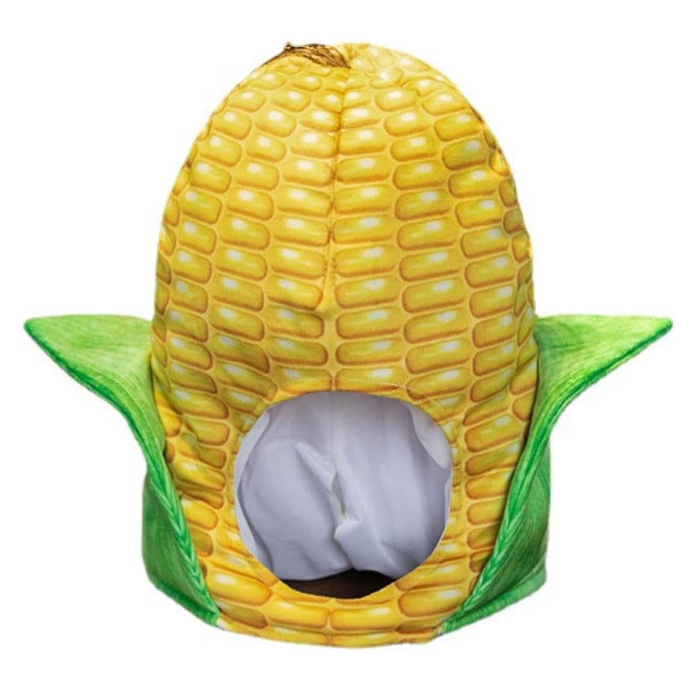 Yanmcxly Funny Dress Up Hat Cute Corn Headgear Cosplay Party Costume Headgear