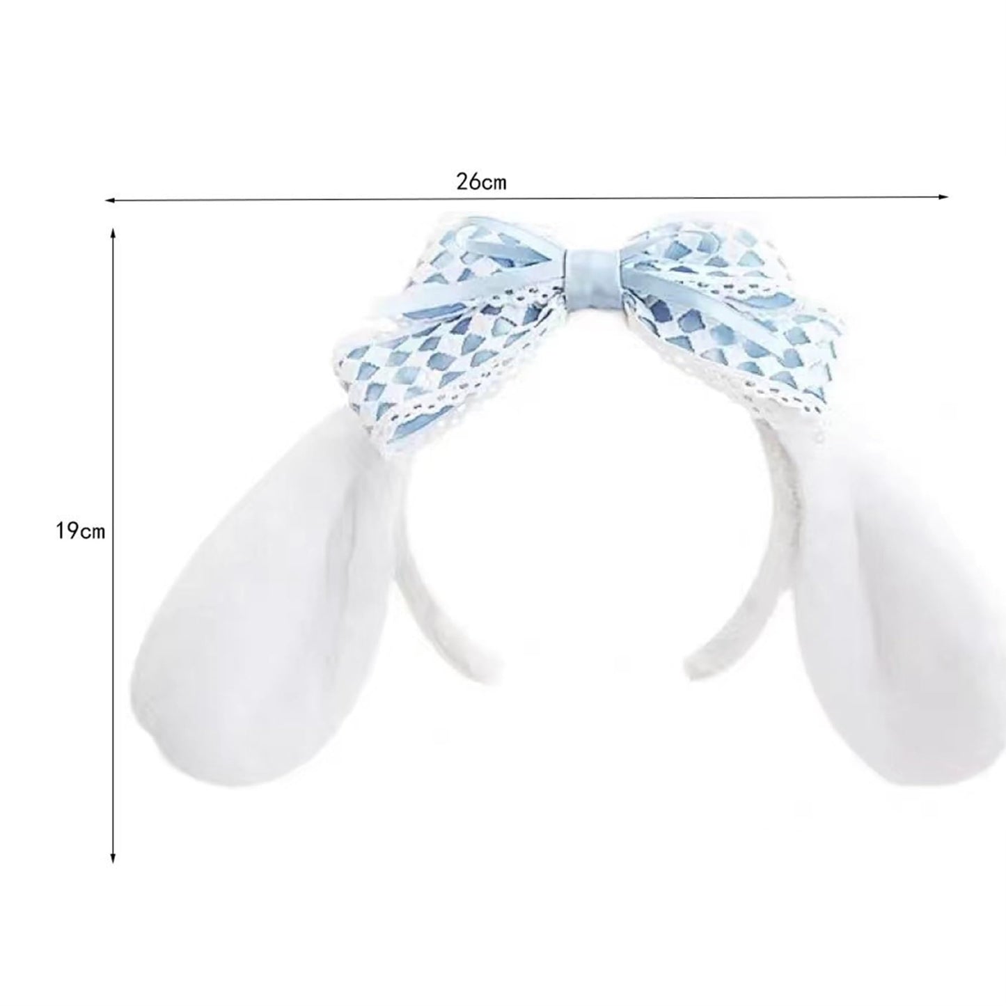 Vlmazlm Cosplay Hairpin Ear Headband Plush Hairband Women Kawaii Butterfly Costume Halloween Christmas Holiday Birthday Party Gift (style-E)