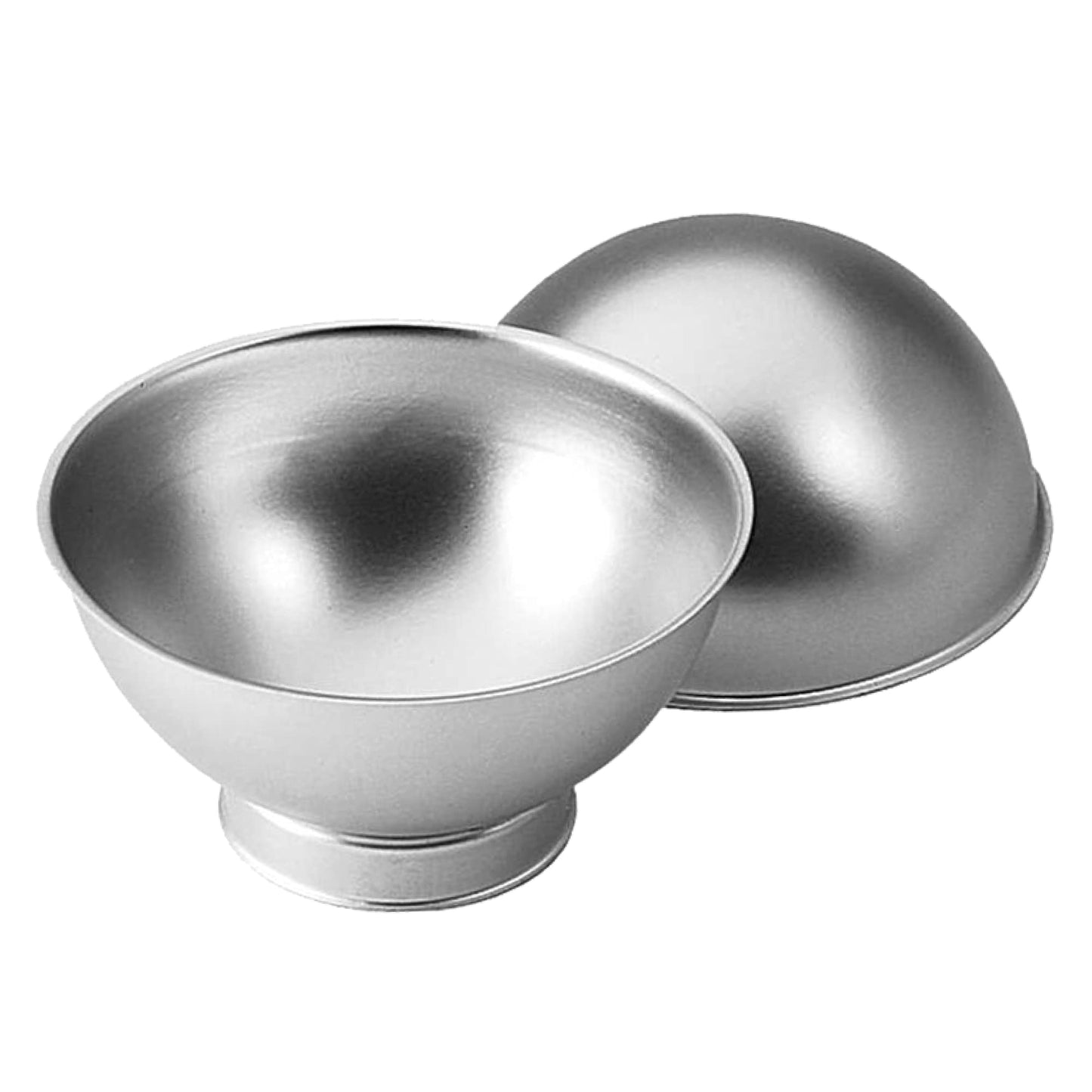 Wilton 3D Sports Ball Cake Pan Set, Aluminum Bakeware for Shaped Cakes, Durable, Even Heating, Rust-Resistant, Includes 2 Half-Sphere Pans, Packaging May Vary
