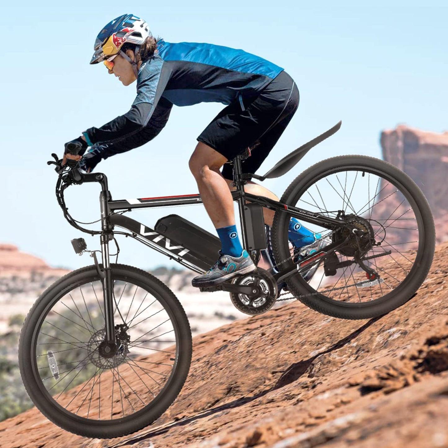 Vivi Electric Bike for Adults, Peak 780W Ebike 26" Electric Mountain Bike, 22MPH Adult Electric Bicycles Commuter Ebike with 48V Battery, Up to 50 Miles, 21 Speed, SGS Certified to UL2849