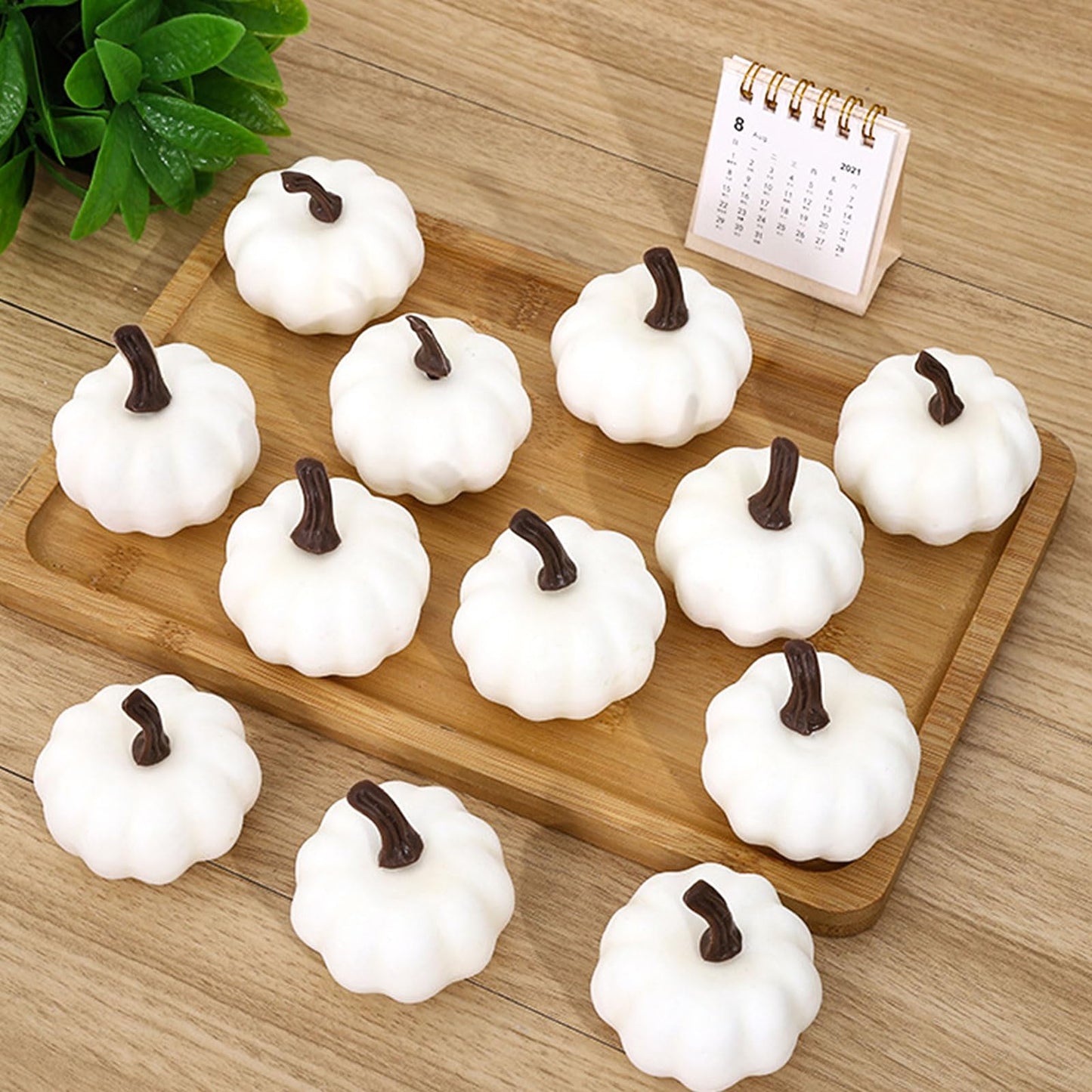 3 Pack Halloween Chocolate Mold, 3D Autumn Harvest Theme Pumpkin Silicone Mould Thanksgiving Cake Pan Fall Soap Molds for Muffin Pudding Mousse Candy Cupcake Jelly Baking Home Decor