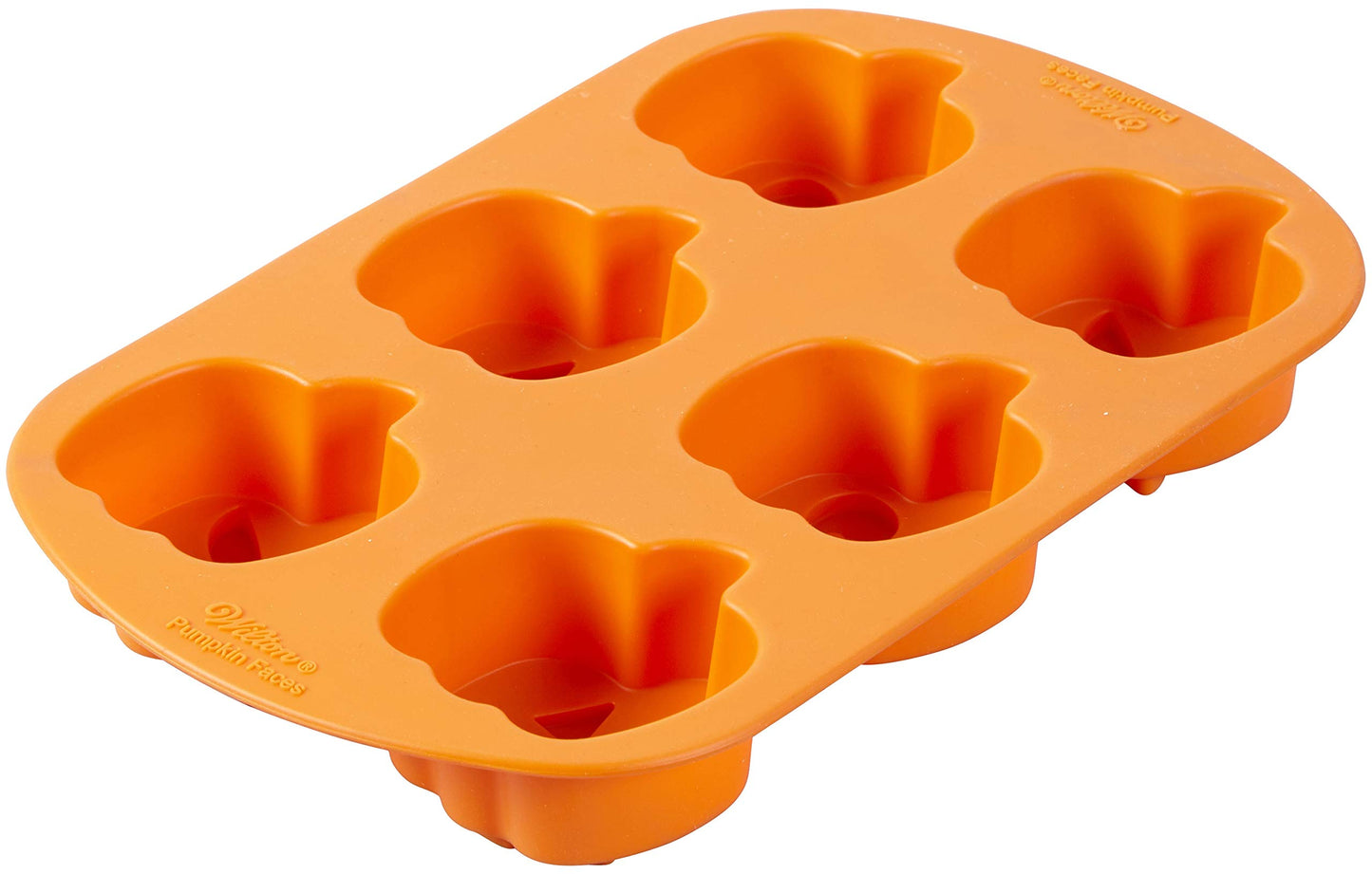 Wilton Jack-O-Lantern Non-Stick Silicone Mold, 6-Cavity