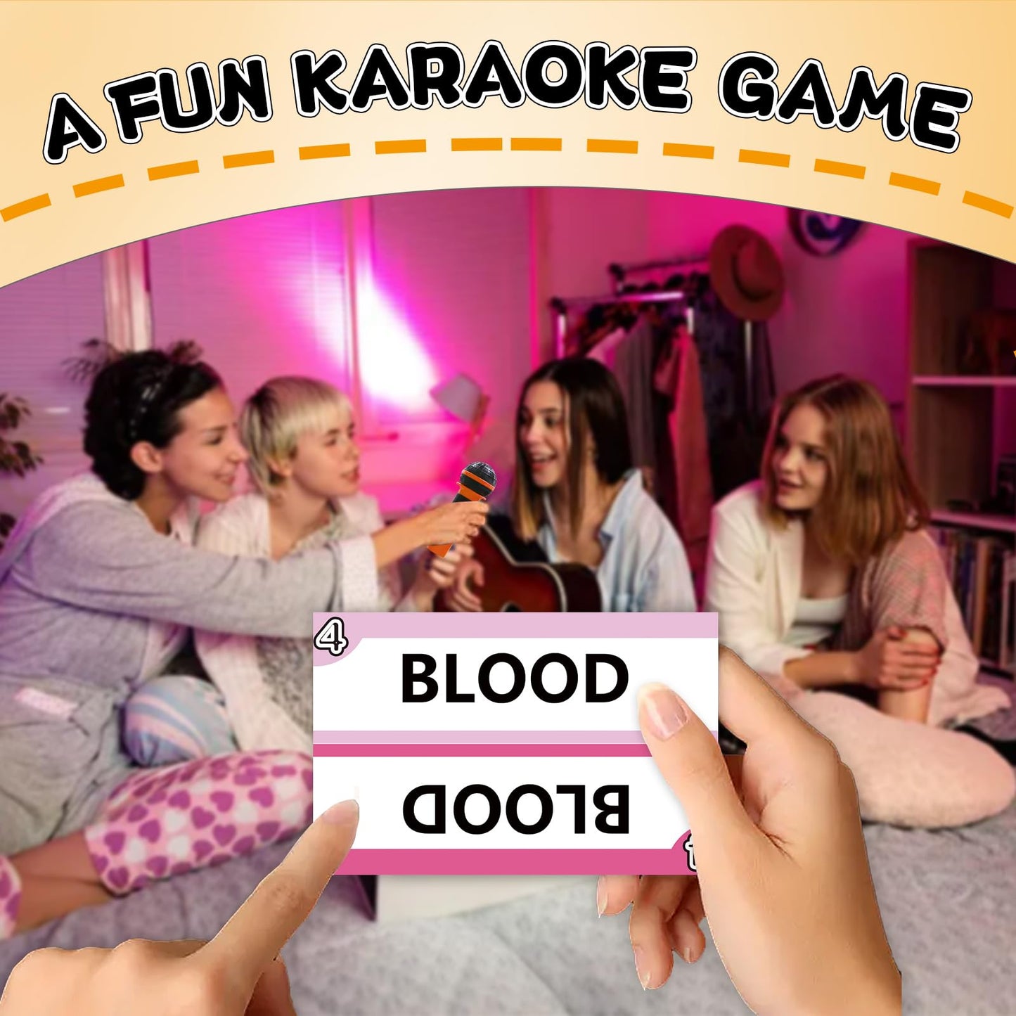 2025 New Family Karaoke Party Game, Fun The Microphone Board Games, 2-10 Players - 250 Music Lyrics, Great for Kids, Adult & Music Lovers, Game Nights, Birthday Gift