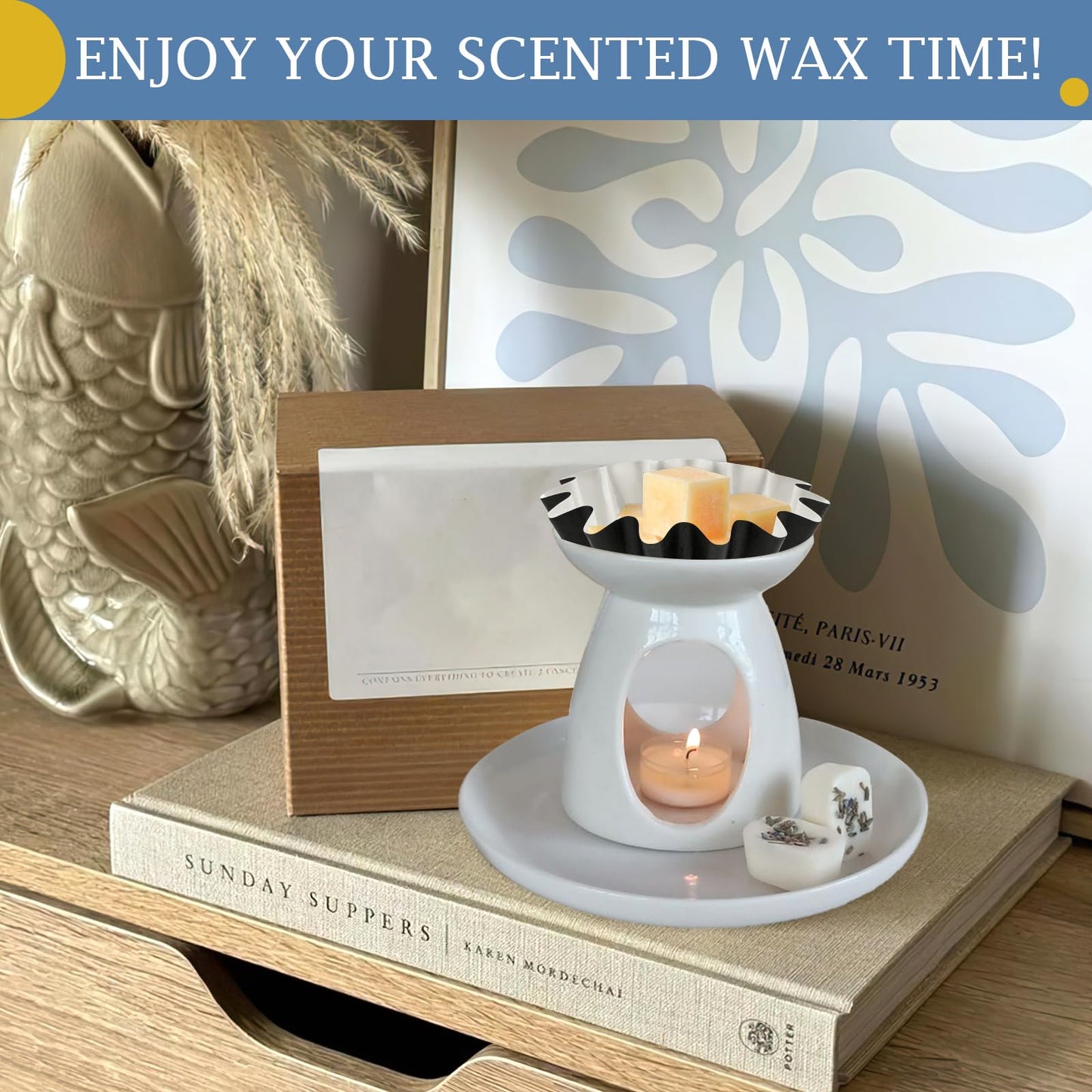 50 Pcs Wax Melt Liners, Wax Melt Warmer Liners, Leakproof & Reusable Wax Melt Cups for Wax Burner, Wax Melters, Candle Warmers, Scented Wax, Plug Warmers, Electric Wax Warmers