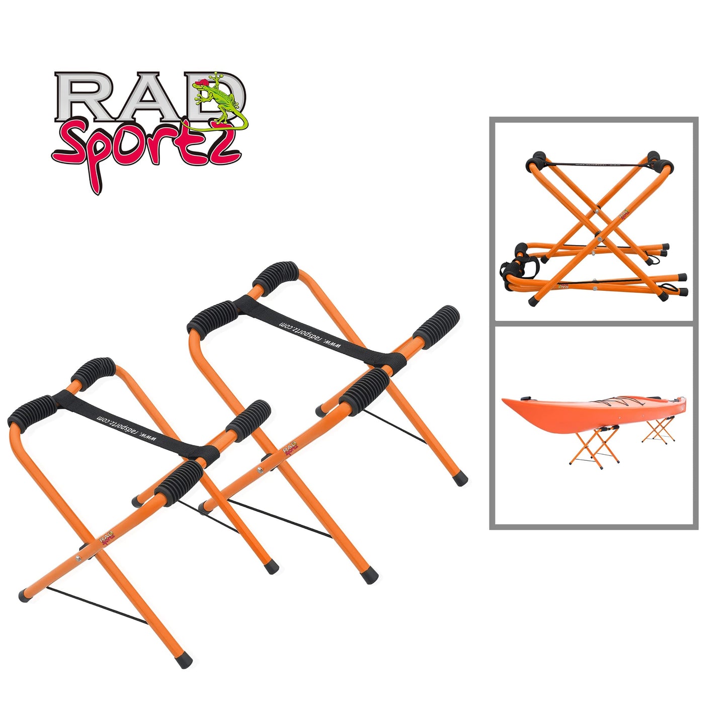 1230 RAD Sportz Portable Kayak Easy Stands Fold For Easy Storage Carry Bag Included