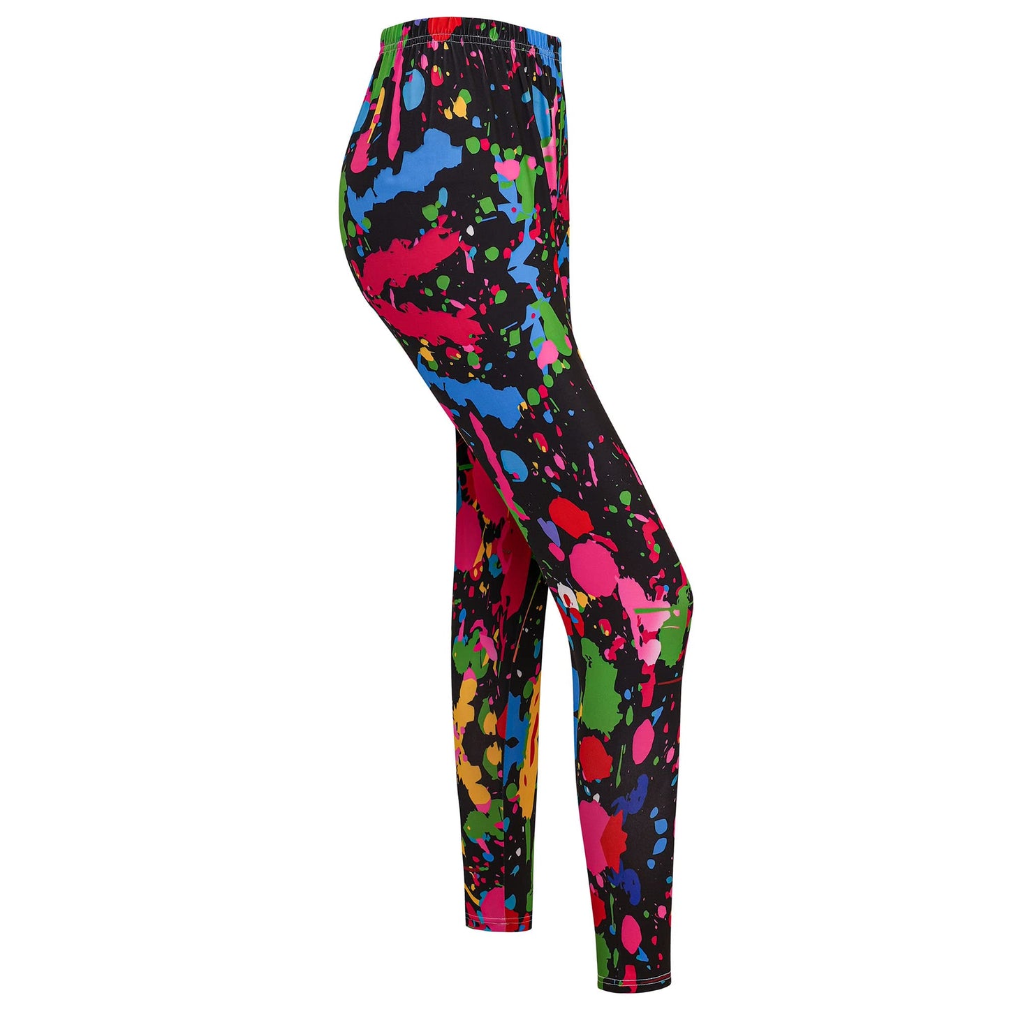 80s Costumes for Women, Halloween Decades Clothes Outfit Accessories Neon Leg Warmers Shirts Leggings Earrings Jewelry Headband,2-PK-S