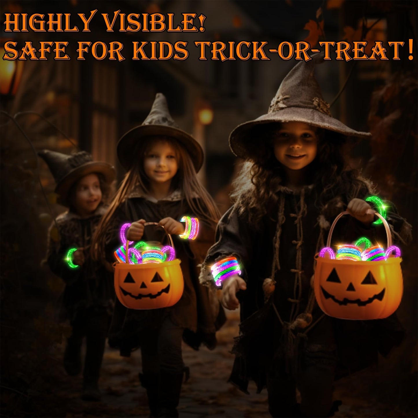 20 Pack LED Light Up Bracelets Glow in The Dark Party Supplies,Colorful Flashing Bracelet Light Up Toys Birthday Gifts Goodie Bags Fillers Pool Party Favors Toys Classroom Back to School Halloween