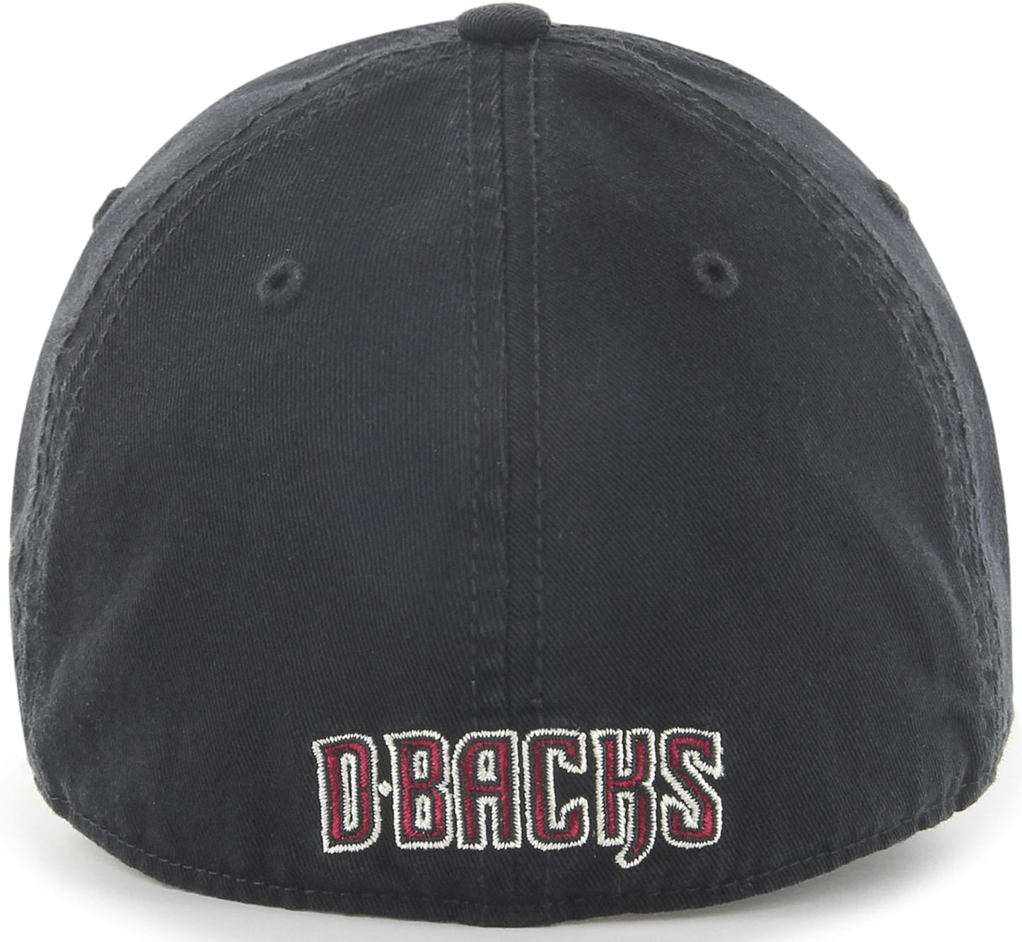 47 MLB Team Color Primary Logo Franchise Fitted Baseball Hat Cap, Unisex Adult - Arizona Diamondbacks - Black (Large)
