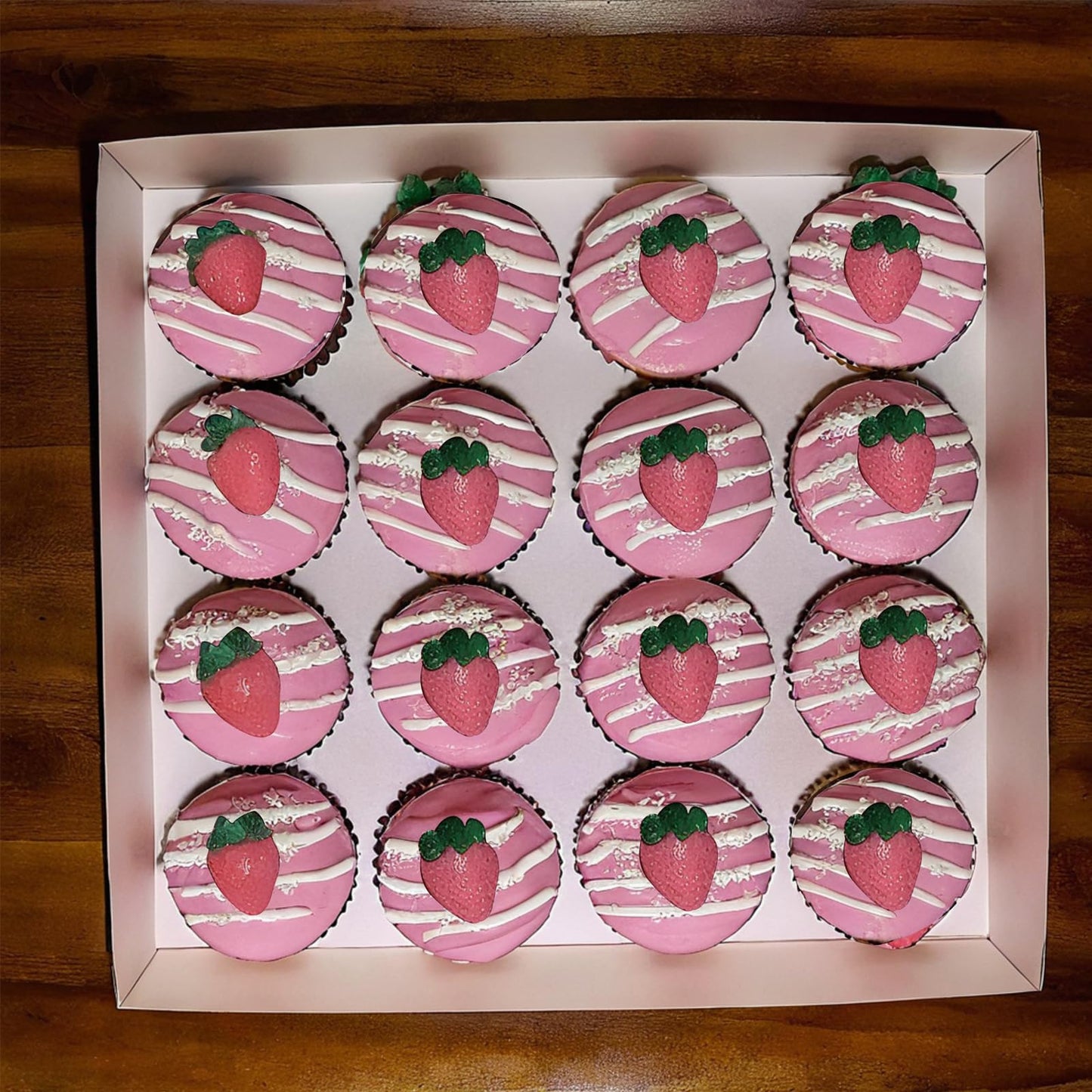 5 Pcs 3D Strawberry Baking Mold DIY Silicone Fruit Fondant Chocolate Mold for Cupcake Shortcake Cake Topper Decoration Candy Jelly Clay