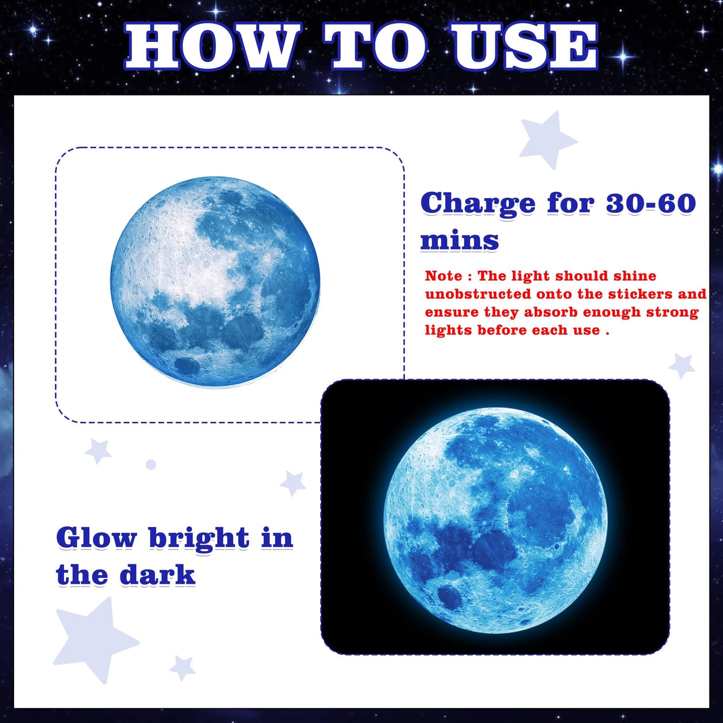 531Pcs Glow in The Dark Stars and Planet Wall Stickers,Galaxy Astronaut Rocket Spacecraft Alien Decoration,Planet Wall Decals,Bright Solar System Wall Stickers for Kids, lanets Spaceship Stars Blue
