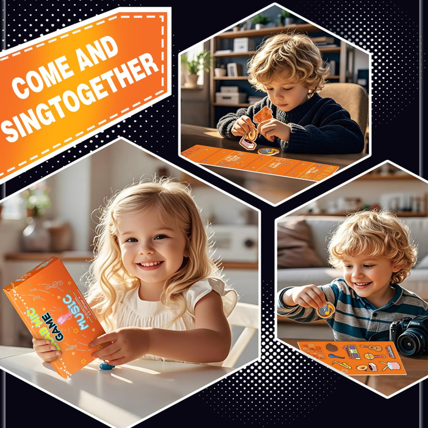 2025 New Family Karaoke Party Game, Fun The Microphone Board Games, 2-10 Players - 250 Music Lyrics, Great for Kids, Adult & Music Lovers, Game Nights, Birthday Gift