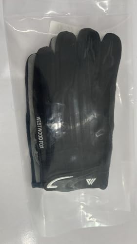 WESTWOOD FOX Cycling Bike Gloves for Men Full Finger BMX Biking Mountain for Grips - Bicycle Touchscreen MTB Gloves Padded Anti-Slip Riding Women Wheelchairs Road Cycling (Black, S)