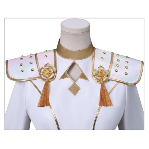 Women’s White Uniforms Costume Luxury Style Final Stage Performance Fine Outfits Halloween Cosplay Full Sets
