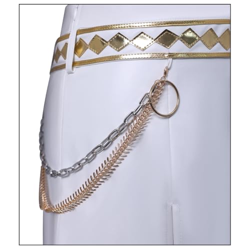 Women’s White Uniforms Costume Luxury Style Final Stage Performance Fine Outfits Halloween Cosplay Full Sets