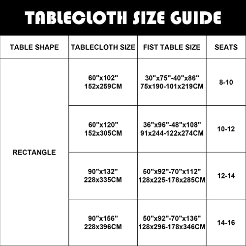 6 Pack Ivory Tablecloth 60 x 102 Inch Table Cloth for 6 Foot Rectangle Tables, Wrinkle Resistant Washable Polyester Fabric Table Covers for Party, Wedding,Dining,and Banquet