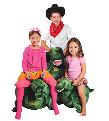 WALIKI Horse Hopper Ball for Kids | Hippity Hop | Jumping Hopping Ball | Sit & Bounce (Small: Ages 3-5, T-REX)