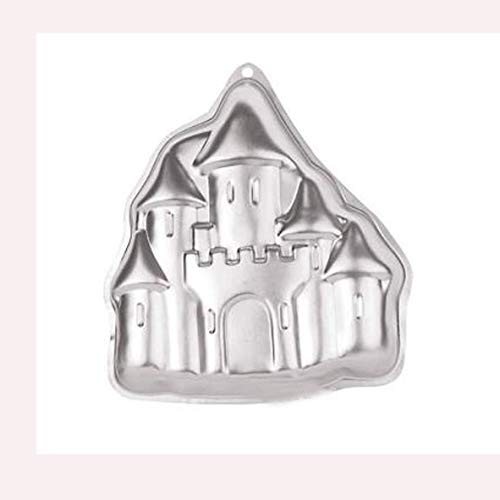 11 Inch Castle aluminum 3D cake mold baking mold tin cake plate - castle