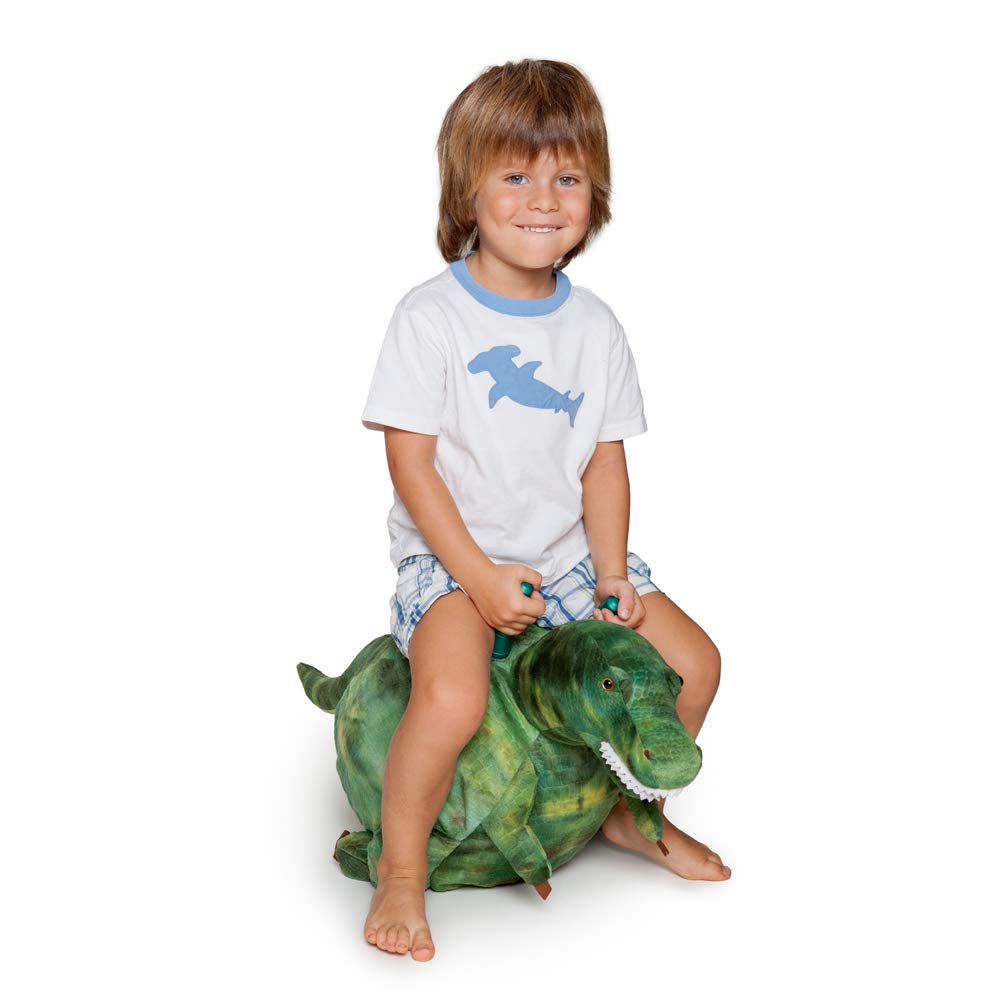 WALIKI Horse Hopper Ball for Kids | Hippity Hop | Jumping Hopping Ball | Sit & Bounce (Small: Ages 3-5, T-REX)