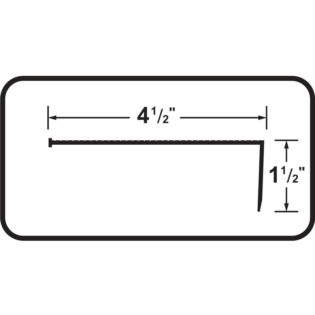 M-D Building Products 69844 4-1/2 in. x 1-1/2 in. x 72 in. Mill Aluminum Sill Nosing