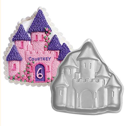 11 Inch Castle aluminum 3D cake mold baking mold tin cake plate - castle