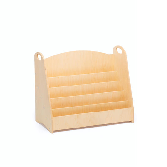 WOOD&ROOM Wooden Kids Bookcase - Book Organizer for Kids Room - Nursery Bookshelf - Floor Bookshelf - Childrens Bookcase and Display Rack - Front Facing Montessori for Toddlers