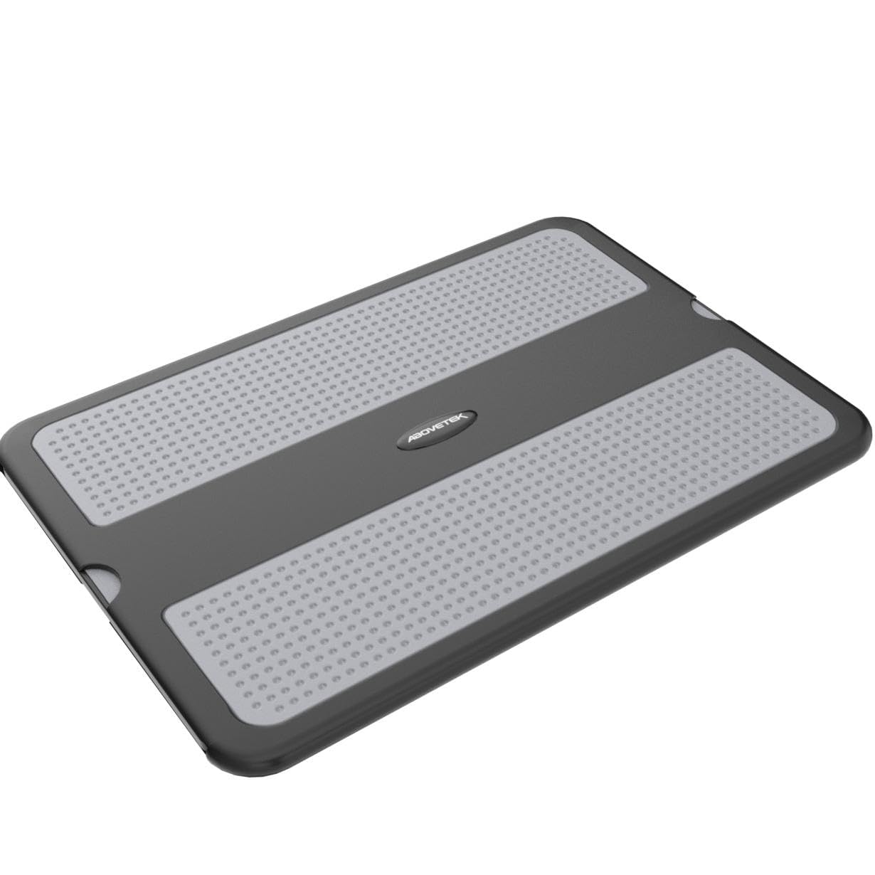 AboveTEK Portable Laptop Lap Desk w/Retractable Left/Right Mouse Pad Tray, Non-Slip Heat Shield Tablet Notebook Computer Stand Table w/Sturdy Stable Work Surface for Bed Sofa Couch or Travel