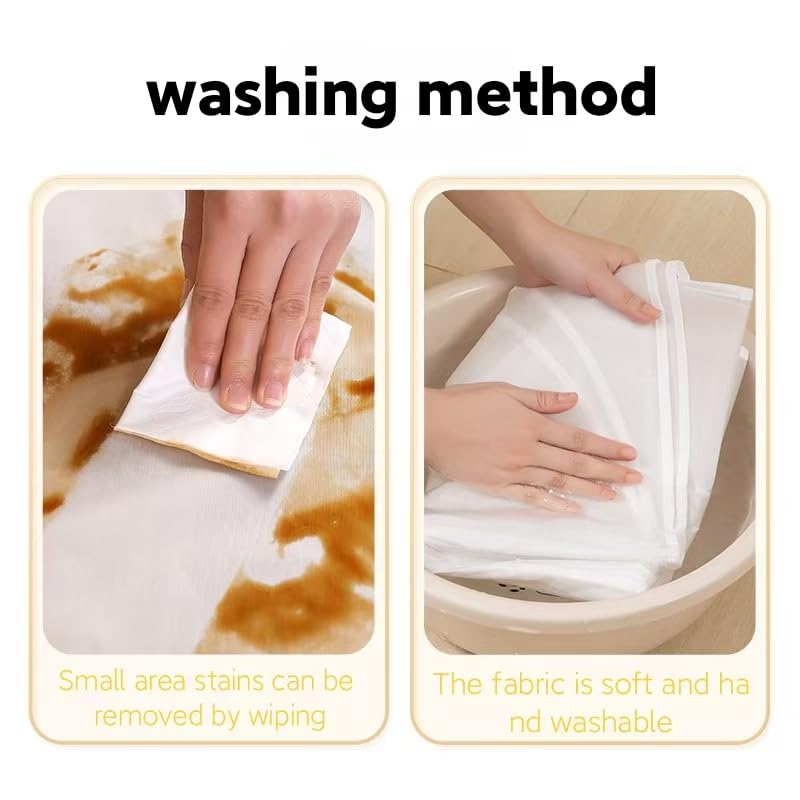 47" Transparent Visual Three-dimensional Dust-proof Cover: Waterproof and Dust-proof Clothes Storage Cover for Down Jackets in Wardrobes, with Zippers for Suit Covers.