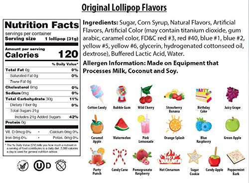 10ct. Caramel Apple Lollipop Bag (Caramel Apple)