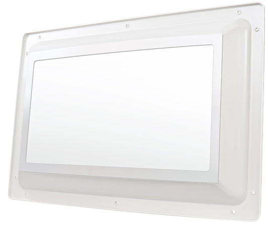 XMK RV Skylight Replacement Inner Dome, 14" x 22" RV Skylight Inner Dome with Clear Window for RV's Campers Food Trucks Shower Roof Opening, Include Screws