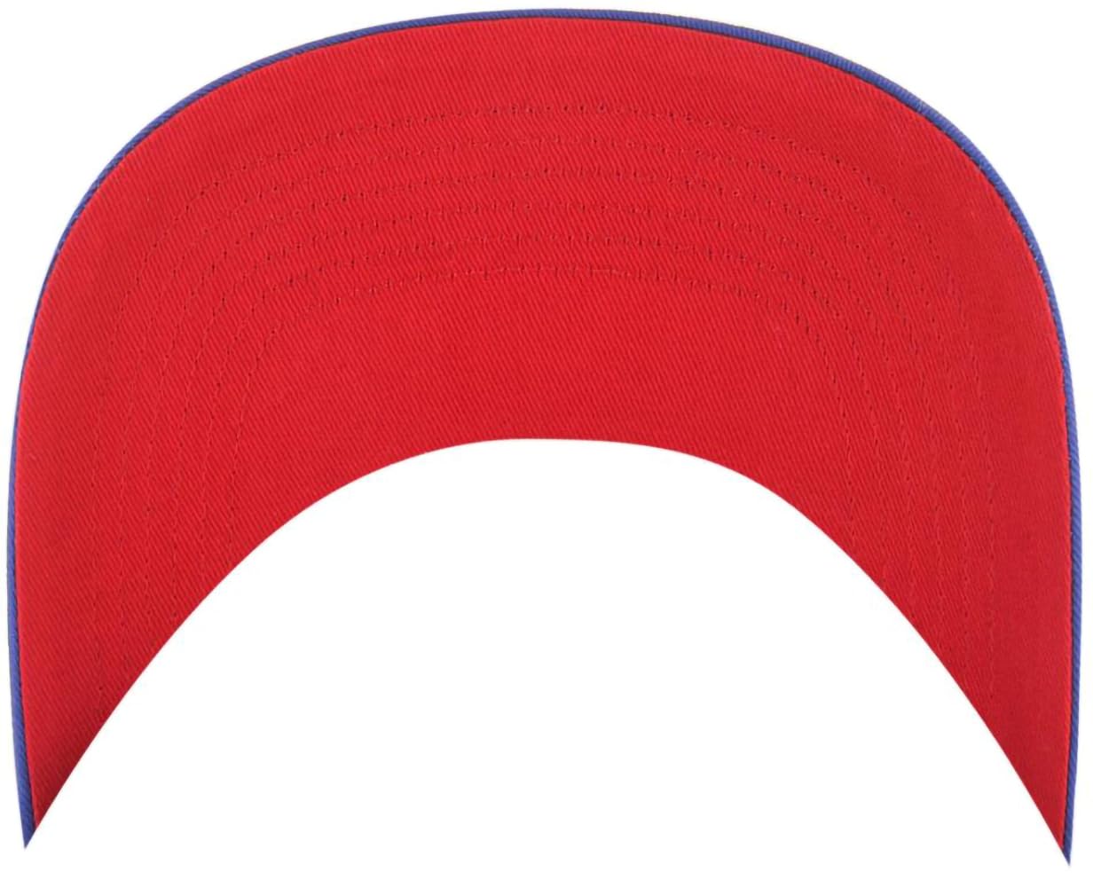 47 MLB Grand Slam Cooperstown Team Color Adjustable Snapback Structured Hat, Adult One Size Fits All - Atlanta Braves, Atlanta Braves Blue