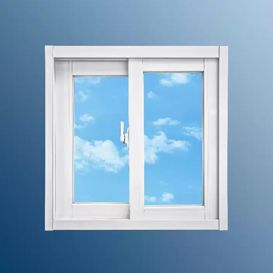 White，20x12in Shed Window Basement Replacement Windows, 51x30cm，Aluminum Sliding Window with Screen and Tempered Glass, Ventilation Windows