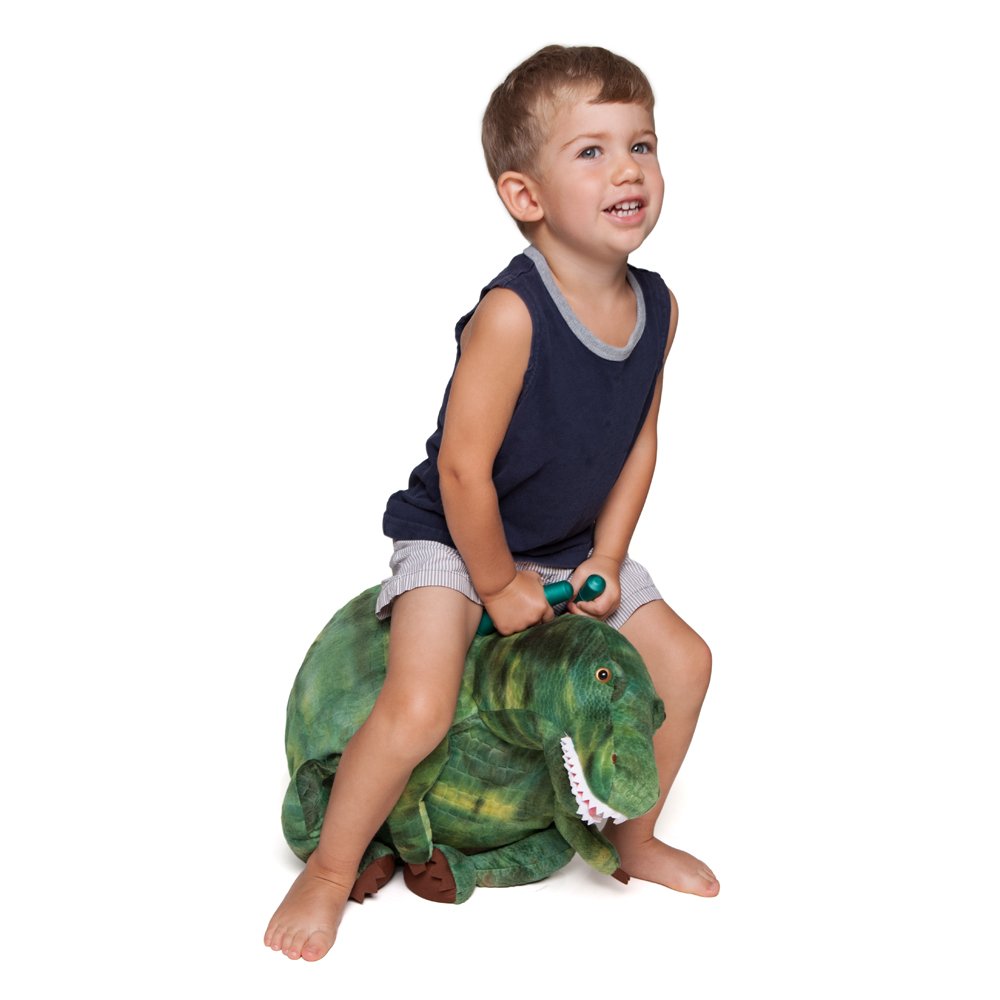 WALIKI Horse Hopper Ball for Kids | Hippity Hop | Jumping Hopping Ball | Sit & Bounce (Small: Ages 3-5, T-REX)