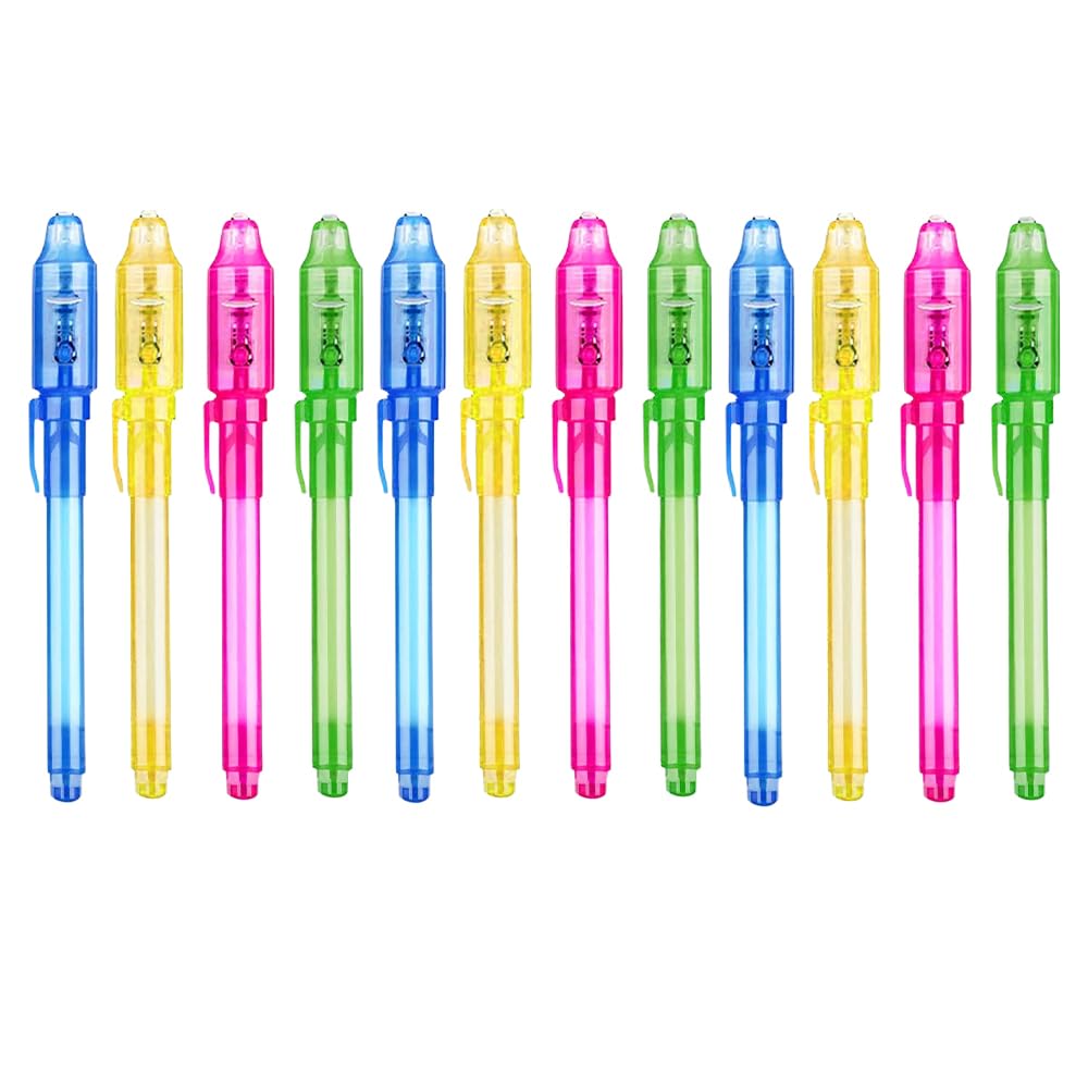 24 Pcs Magical Wizard School party favors |12 invisible ink pen and 12 Magical Wizard School party mini Notepads| Magical Wizard School party Goodie Bag Stuffers, Classroom Prizes, party supplies