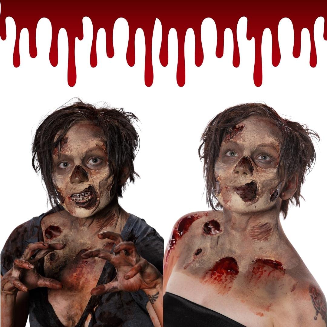 16oz - CLEAR - Creature Liquid Latex, General Purpose Professional Special Effects Liquid Latex