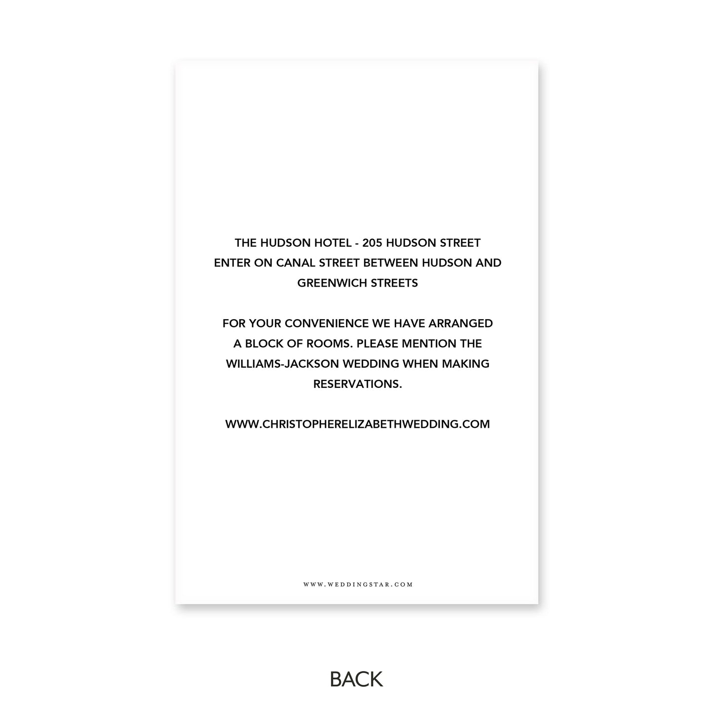 WEDDINGSTAR Custom Printed Photo Wedding Invitations - Handwritten Elegance - Vertical (Pack of 1)