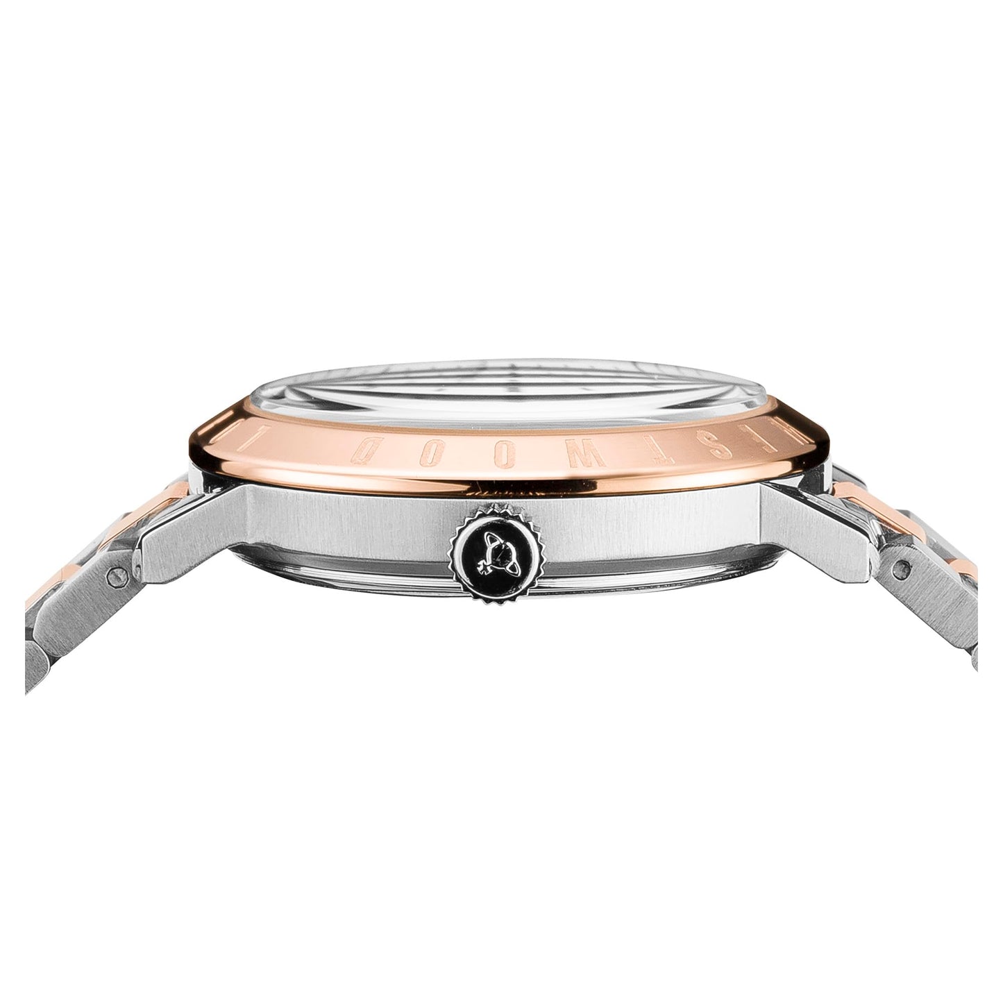 Vivienne Westwood Bloomsbury Women's Quartz Watch with Silver Dial Analogue Display and Two Tone Stainless Steel Bracelet VV152RSSL