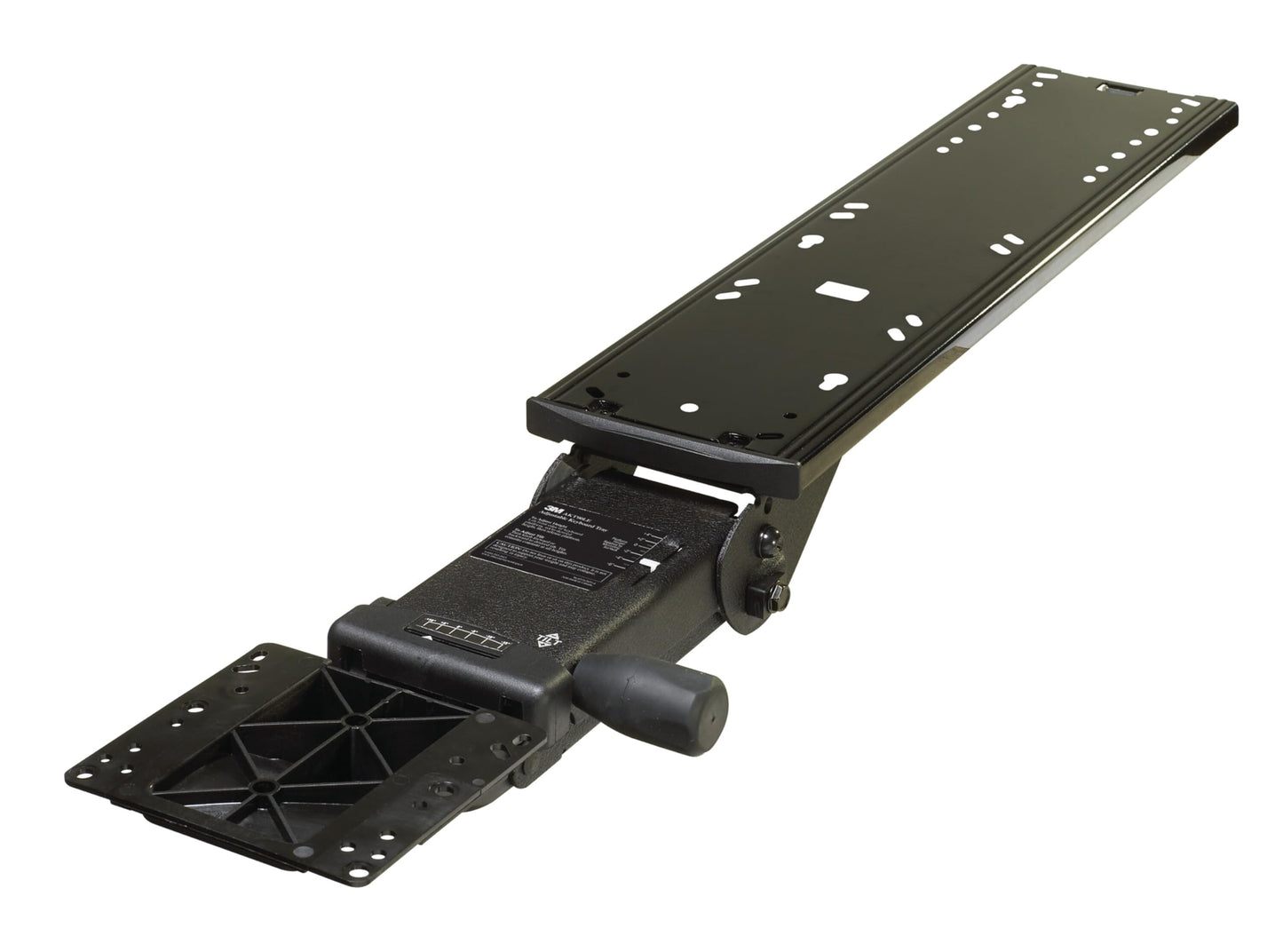 3M Keyboard Tray, Just Lift To Adjust Height And Tilt, Sturdy Tray Includes Gel Wrist Rest And Precise Mouse Pad, Swivels Side To Side And Stores Under Desk, 23" Track, Black (AKT90LE)