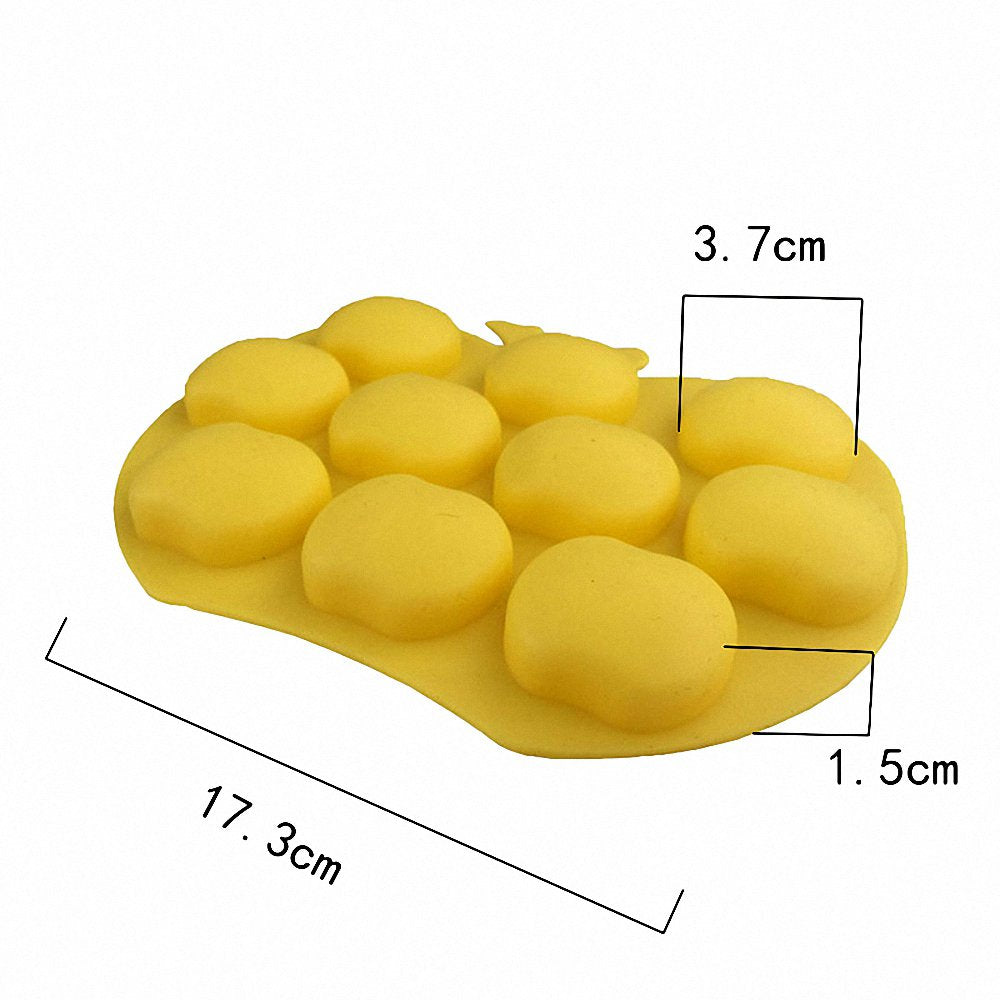 2-Pack Apple Silicone Molds - MoldFun Apple Mold for Chocolate, Cupcake topper, Jello, Candy, Gummy, Ice Cube, Cookie, Muffin, Mini Soap