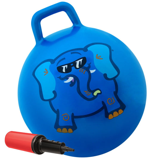 WALIKI Hopper Ball Toy for Boys and Girls Ages 3-6 | Hippity Hop Jumping Ball | Cool Birthday Gift | Blue | 18"