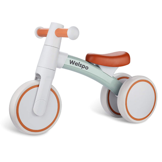 welspo Baby Balance Bikes for 1 Year Old Boys Girls 12-24 Months Kids Toddler Infant Walker Children First Bicycle No Pedal 3 Wheels Mini Bike Riding Toys