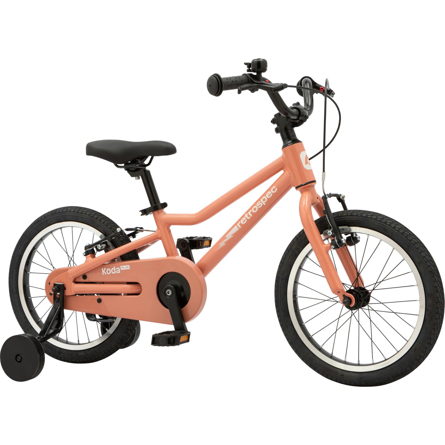 Retrospec Koda Plus 16in Kids Bike with Training Wheels - Adjustable Seat & Handlebars for Ages 4-6 - Lightweight 18.5lb Girls & Boys Bicycle with v-Brakes