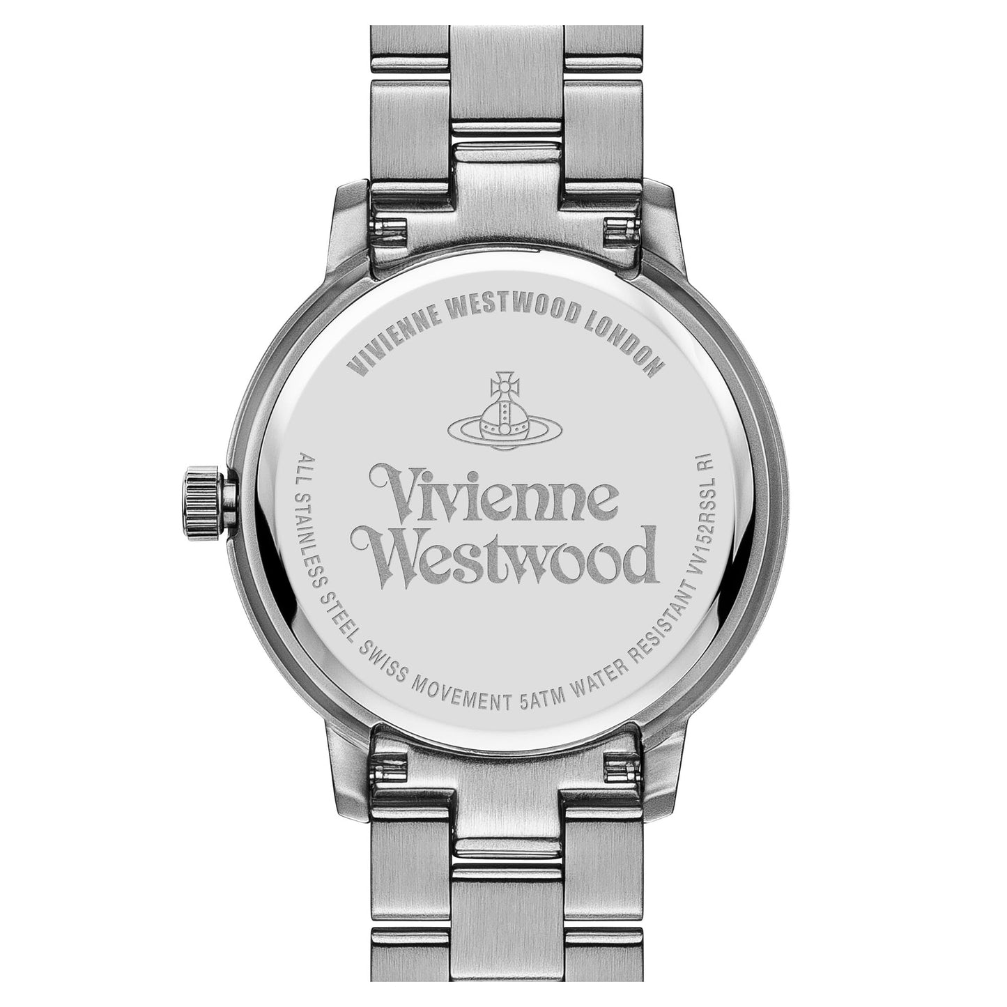 Vivienne Westwood Bloomsbury Women's Quartz Watch with Silver Dial Analogue Display and Two Tone Stainless Steel Bracelet VV152RSSL