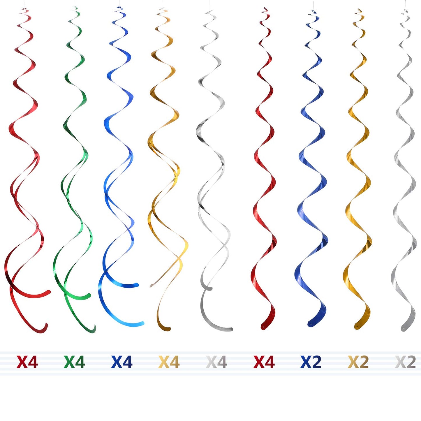 Western Party Decorations Pack Hanging Swirls Foil Swirls Party Ceiling Decorations Western Cowboy Theme Party Barnyard Theme Birthday Baby Shower Decor Event Supplies 30Ct