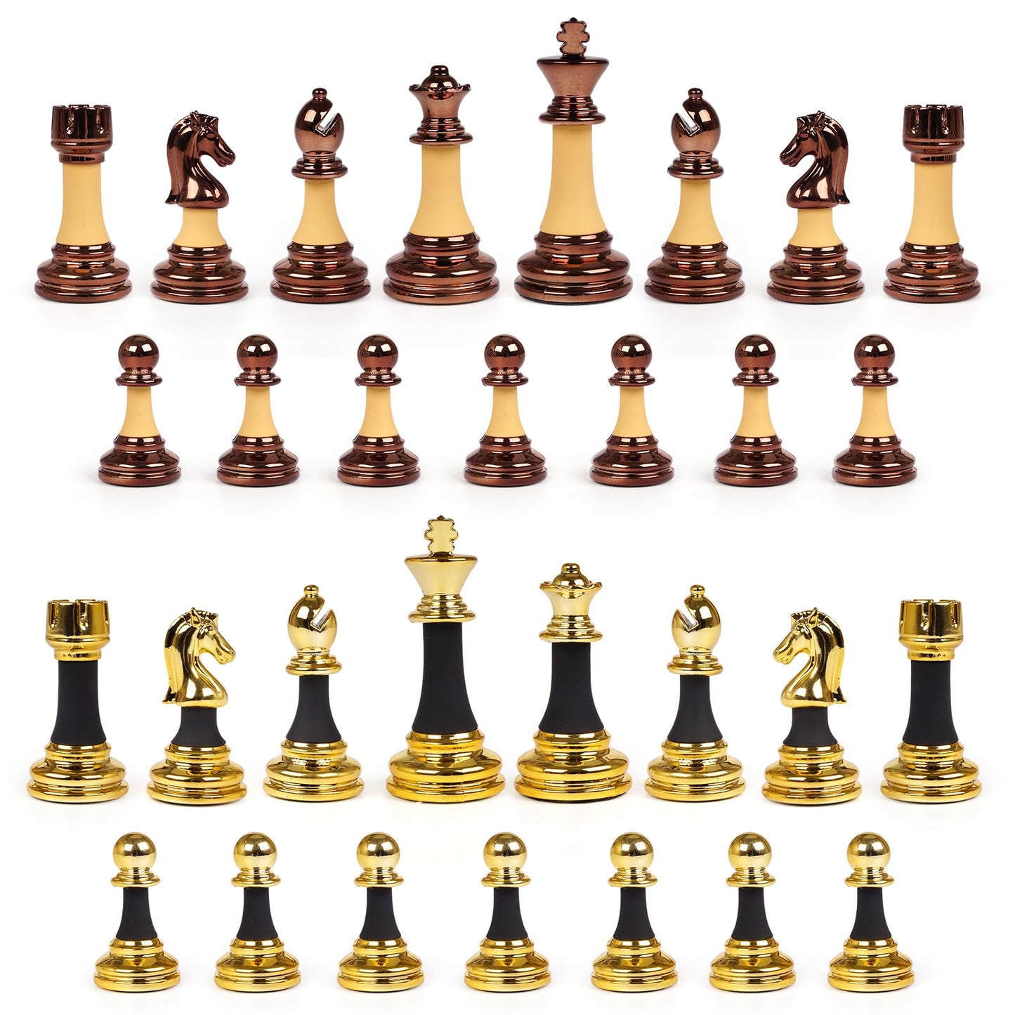 15" Acrylic Chess Sets for Adults Kids with Zinc Alloy + Acrylic Chess Pieces & Portable Folding Wooden Chess Board Travel Tournament Chess Set Strategy Board Game Gift – Chessmen