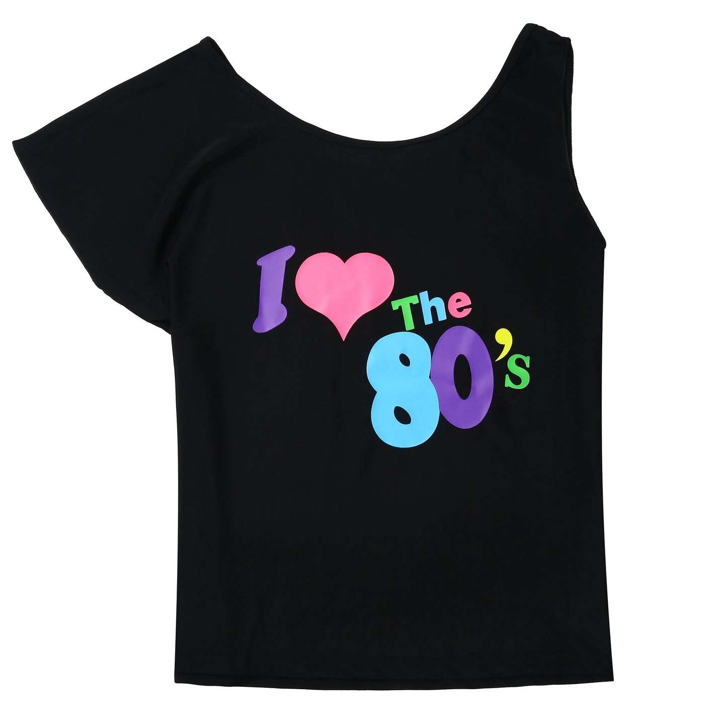 Womens I Love the 80's Disco 80s Costume Outfit Accessories