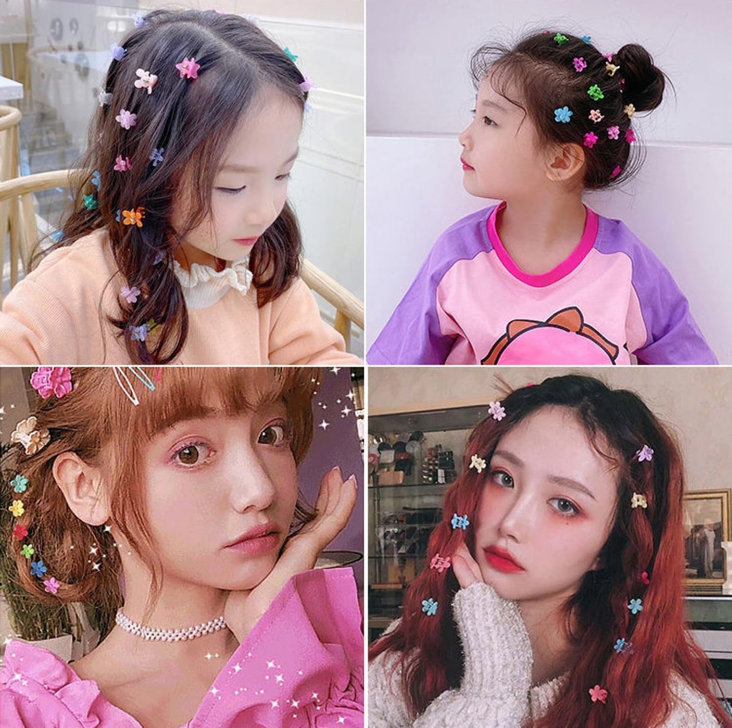 786 pcs Gift Set Hair Accessories Baby Little Girls Hair Clips Bows Ties Toddlers Barrettes Hairpins Set Head Ornaments