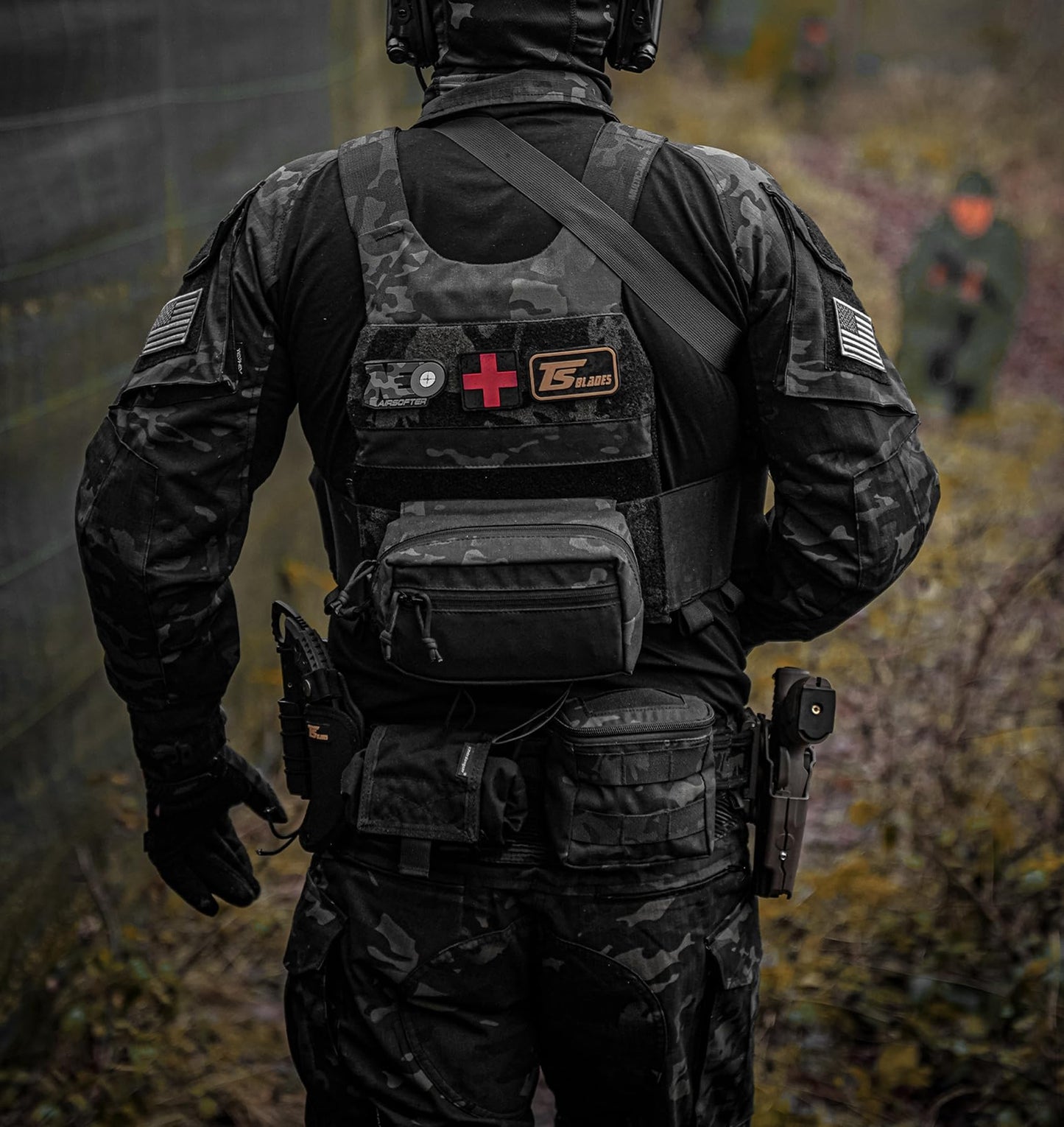 VOTAGOO GEAR G3 Combat Uniform Set for Men Tactical Camouflage Clothing Hunting Paintball Suit with Knee & Elbow Pads
